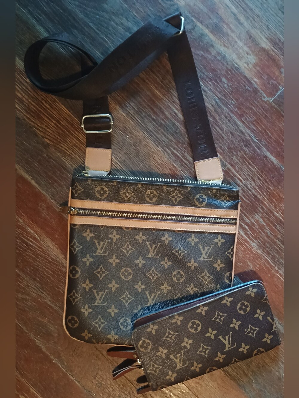 LV Messenger Bag & Wallet